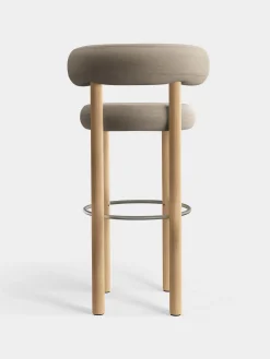 Tom Dixon Bar & Counter Stools*Fat Natural Wood 75cm Bar Stool