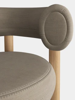 Tom Dixon Bar & Counter Stools*Fat Natural Wood 75cm Bar Stool
