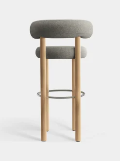 Tom Dixon Bar & Counter Stools*Fat Natural Wood 75cm Bar Stool