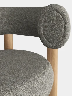 Tom Dixon Bar & Counter Stools*Fat Natural Wood 75cm Bar Stool