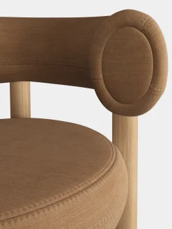 Tom Dixon Bar & Counter Stools*Fat Natural Wood 75cm Bar Stool
