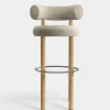Tom Dixon Bar & Counter Stools*Fat Natural Wood 75cm Bar Stool
