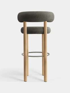 Tom Dixon Bar & Counter Stools*Fat Natural Wood 75cm Bar Stool