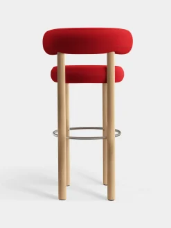 Tom Dixon Bar & Counter Stools*Fat Natural Wood 75cm Bar Stool