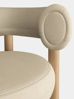 Tom Dixon Bar & Counter Stools*Fat Natural Wood 75cm Bar Stool