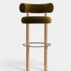 Tom Dixon Bar & Counter Stools*Fat Natural Wood 75cm Bar Stool