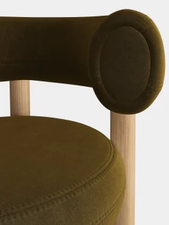 Tom Dixon Bar & Counter Stools*Fat Natural Wood 75cm Bar Stool