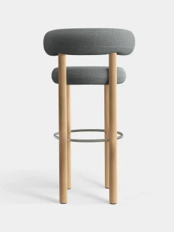 Tom Dixon Bar & Counter Stools*Fat Natural Wood 75cm Bar Stool