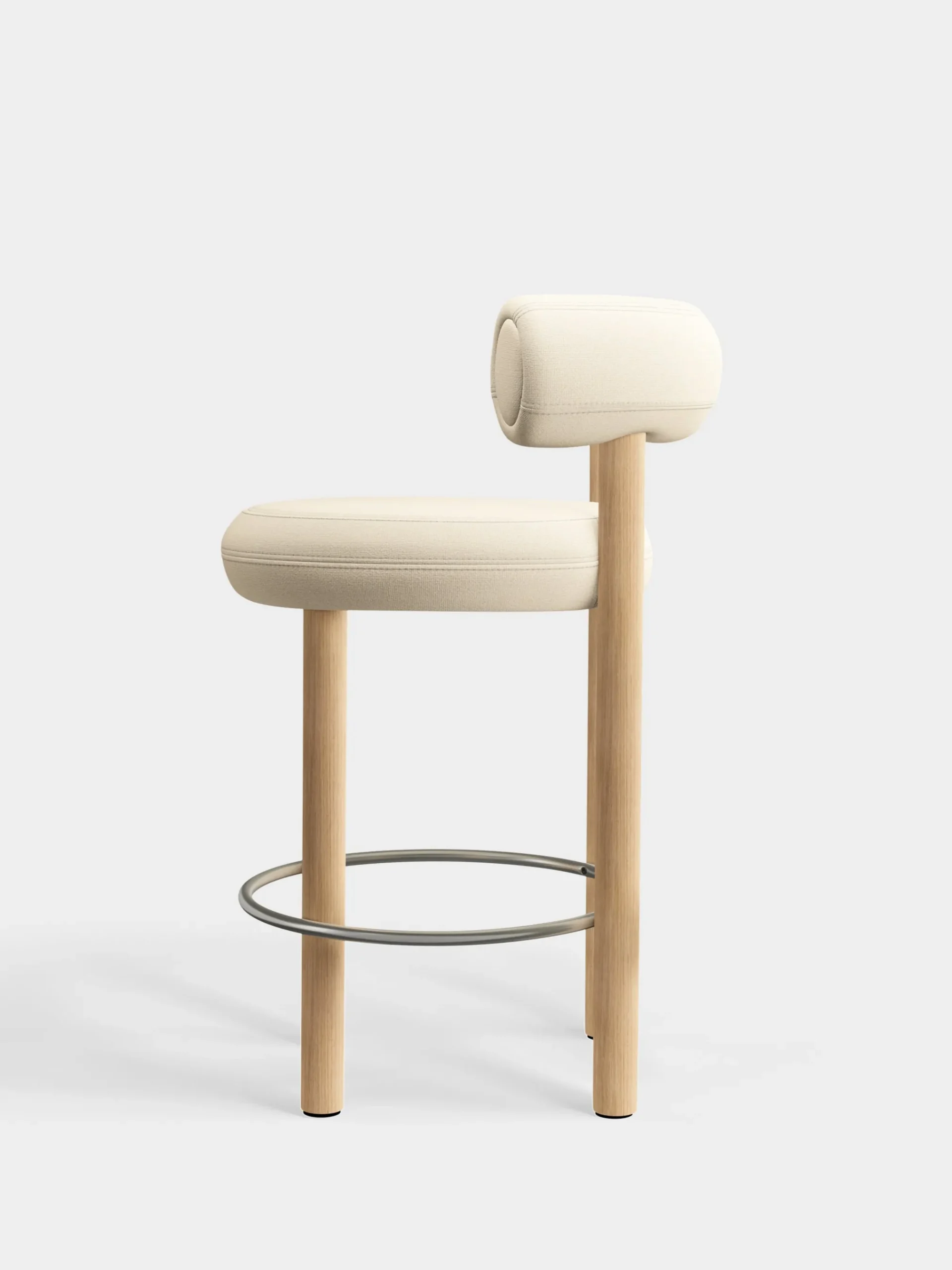 Tom Dixon Bar & Counter Stools*Fat Natural Wood 65cm Counter Stool