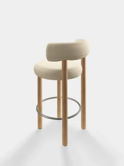 Tom Dixon Bar & Counter Stools*Fat Natural Wood 65cm Counter Stool