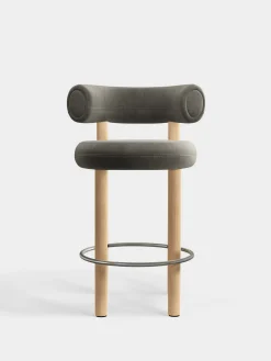 Tom Dixon Bar & Counter Stools*Fat Natural Wood 65cm Counter Stool