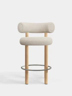 Tom Dixon Bar & Counter Stools*Fat Natural Wood 65cm Counter Stool