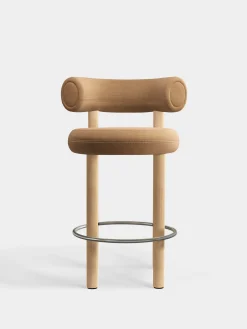 Tom Dixon Bar & Counter Stools*Fat Natural Wood 65cm Counter Stool