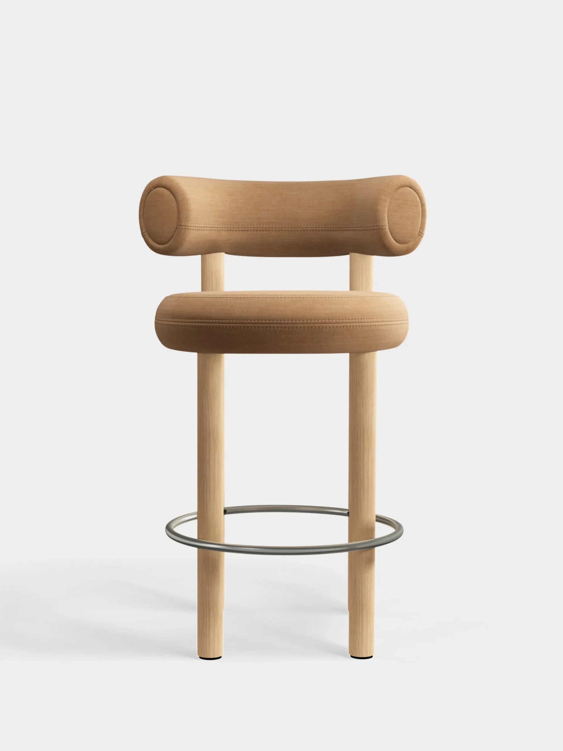 Tom Dixon Bar & Counter Stools*Fat Natural Wood 65cm Counter Stool