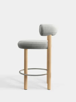 Tom Dixon Bar & Counter Stools*Fat Natural Wood 65cm Counter Stool