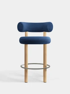Tom Dixon Bar & Counter Stools*Fat Natural Wood 65cm Counter Stool