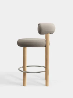 Tom Dixon Bar & Counter Stools*Fat Natural Wood 65cm Counter Stool