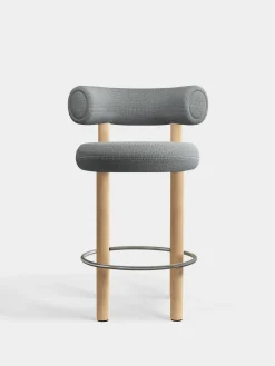 Tom Dixon Bar & Counter Stools*Fat Natural Wood 65cm Counter Stool