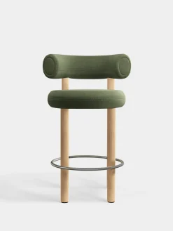 Tom Dixon Bar & Counter Stools*Fat Natural Wood 65cm Counter Stool