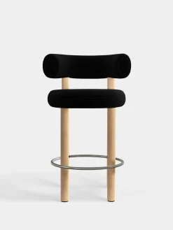 Tom Dixon Bar & Counter Stools*Fat Natural Wood 65cm Counter Stool