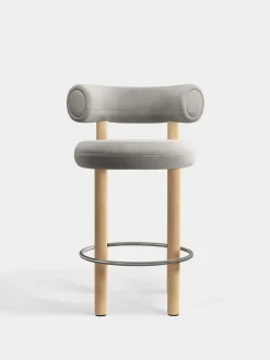 Tom Dixon Bar & Counter Stools*Fat Natural Wood 65cm Counter Stool
