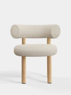 Tom Dixon Dining Chairs*Fat Natural Wood Dining Chair