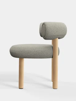 Tom Dixon Dining Chairs*Fat Natural Wood Dining Chair