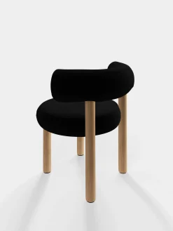 Tom Dixon Dining Chairs*Fat Natural Wood Dining Chair