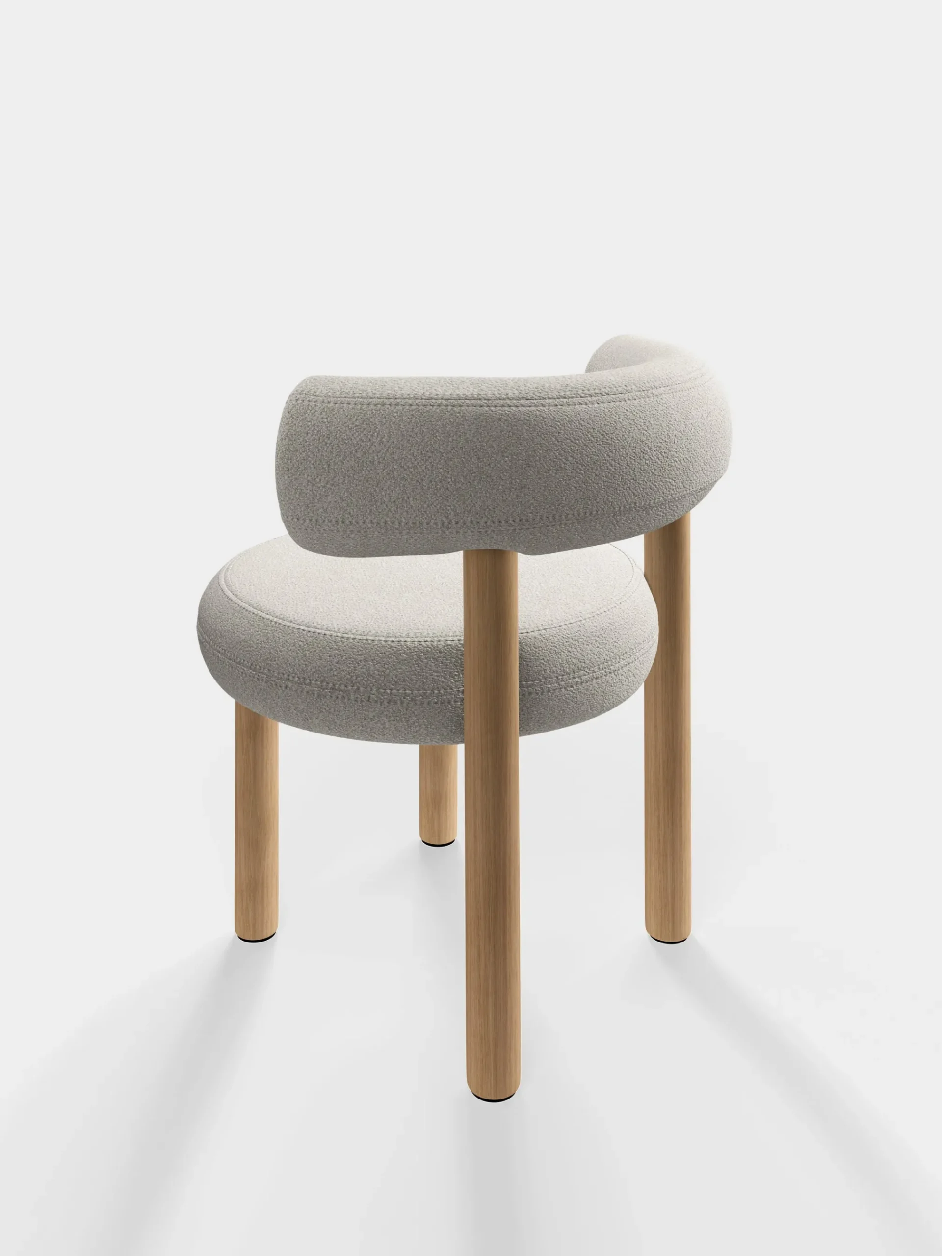 Tom Dixon Dining Chairs*Fat Natural Wood Dining Chair