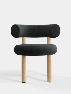 Tom Dixon Dining Chairs*Fat Natural Wood Dining Chair