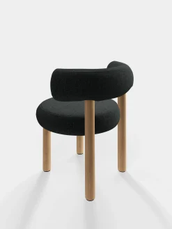 Tom Dixon Dining Chairs*Fat Natural Wood Dining Chair