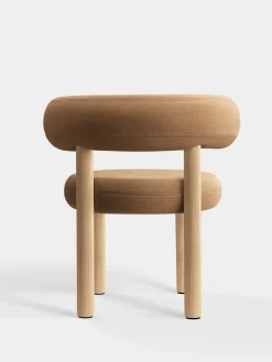 Tom Dixon Dining Chairs*Fat Natural Wood Dining Chair