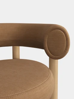 Tom Dixon Dining Chairs*Fat Natural Wood Dining Chair