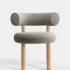 Tom Dixon Dining Chairs*Fat Natural Wood Dining Chair