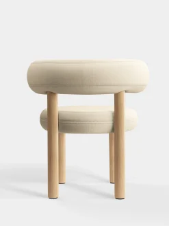 Tom Dixon Dining Chairs*Fat Natural Wood Dining Chair