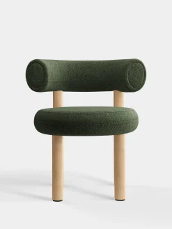 Tom Dixon Dining Chairs*Fat Natural Wood Dining Chair