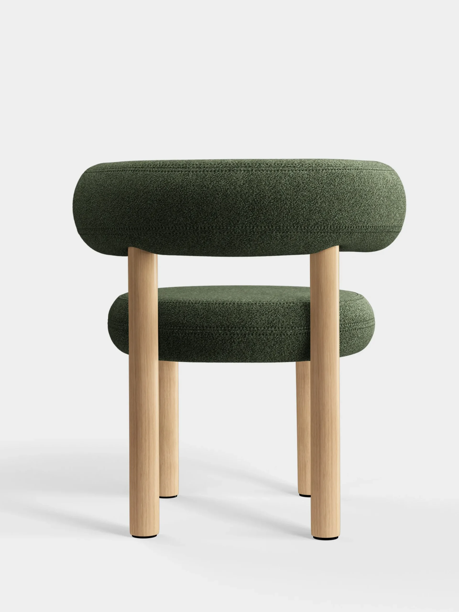 Tom Dixon Dining Chairs*Fat Natural Wood Dining Chair