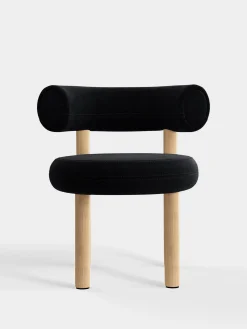 Tom Dixon Dining Chairs*Fat Natural Wood Dining Chair