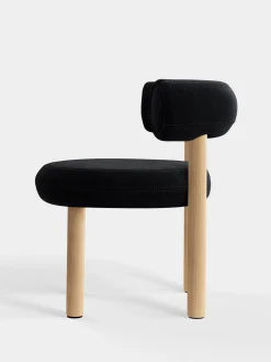 Tom Dixon Dining Chairs*Fat Natural Wood Dining Chair