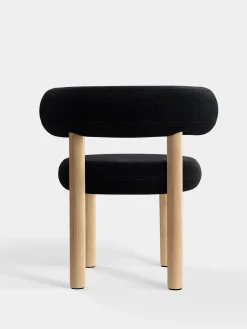 Tom Dixon Dining Chairs*Fat Natural Wood Dining Chair