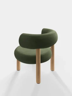 Tom Dixon Lounge Chairs*Fat Natural Wood Lounge Chair