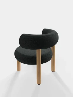 Tom Dixon Lounge Chairs*Fat Natural Wood Lounge Chair