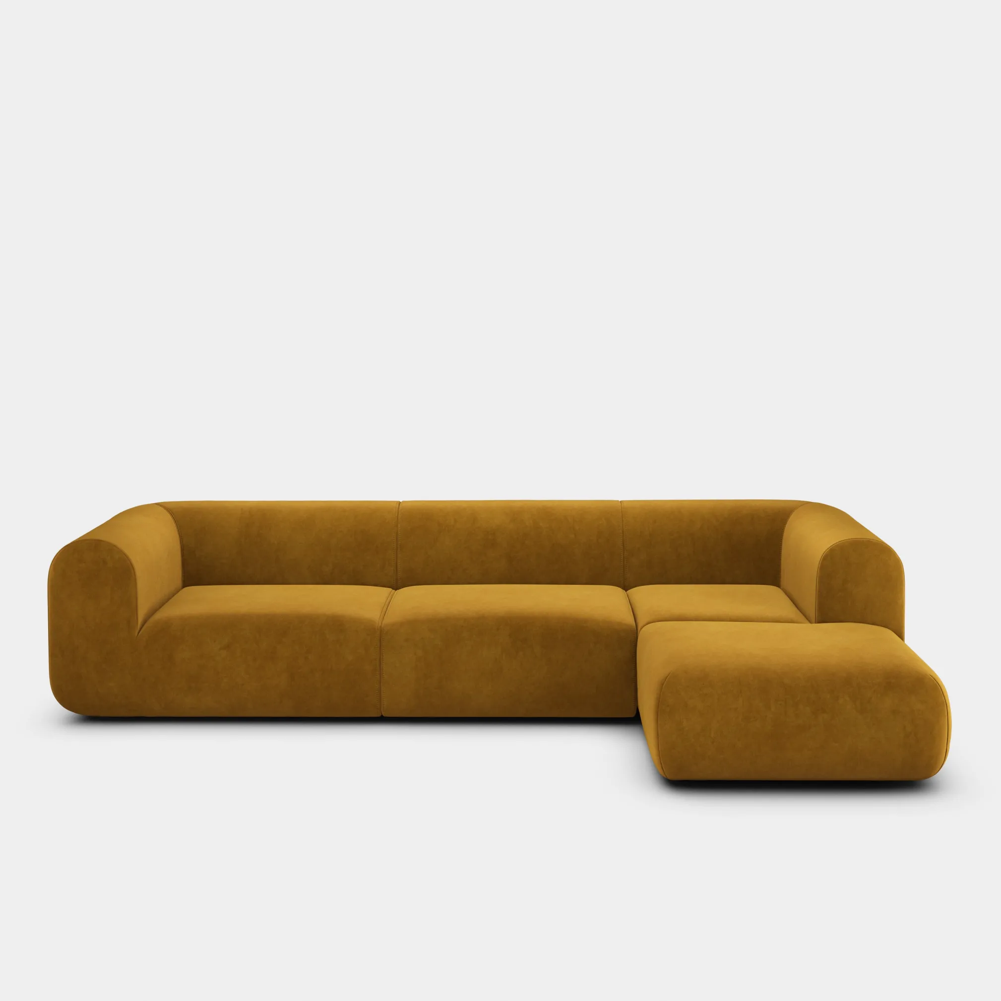 Tom Dixon Sofas*Plump Left Arm & Right Facing Chaise Longue Modular Sofa
