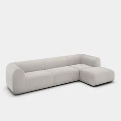 Tom Dixon Sofas*Plump Left Arm & Right Facing Chaise Longue Modular Sofa