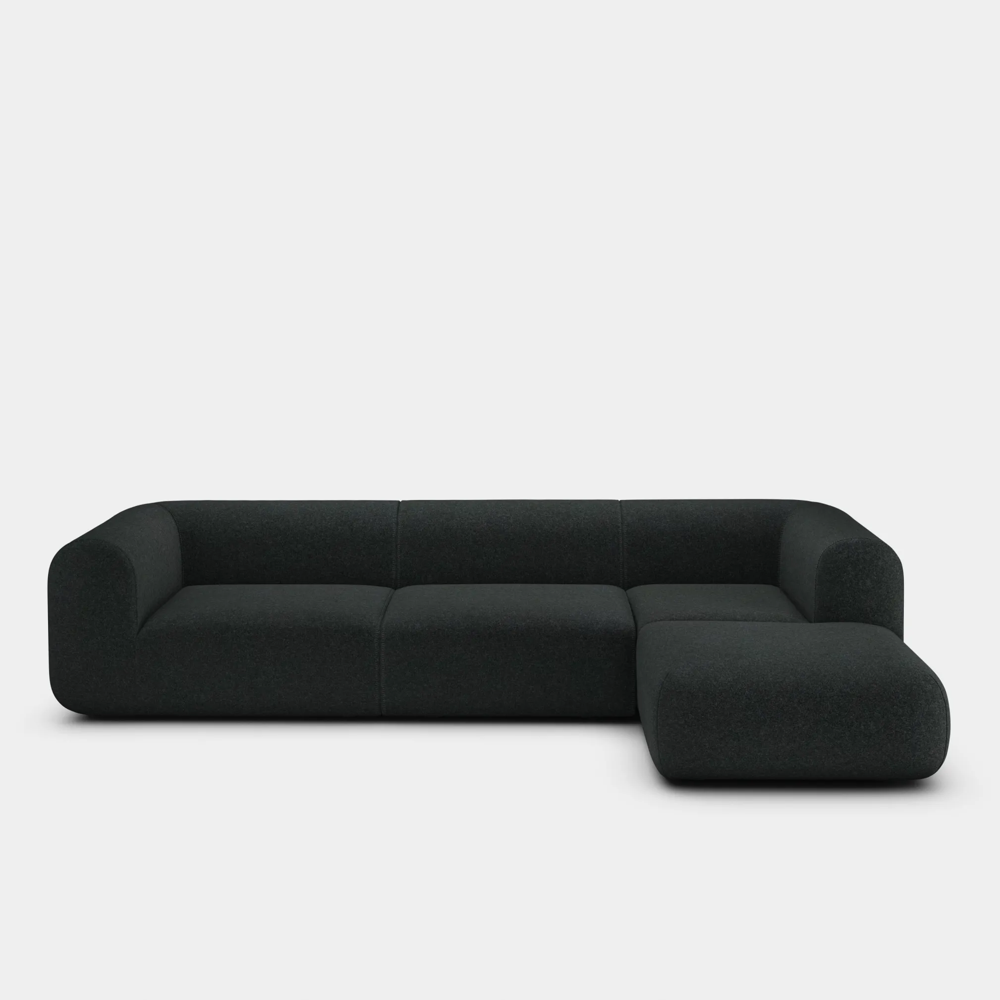 Tom Dixon Sofas*Plump Left Arm & Right Facing Chaise Longue Modular Sofa