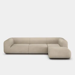 Tom Dixon Sofas*Plump Left Arm & Right Facing Chaise Longue Modular Sofa