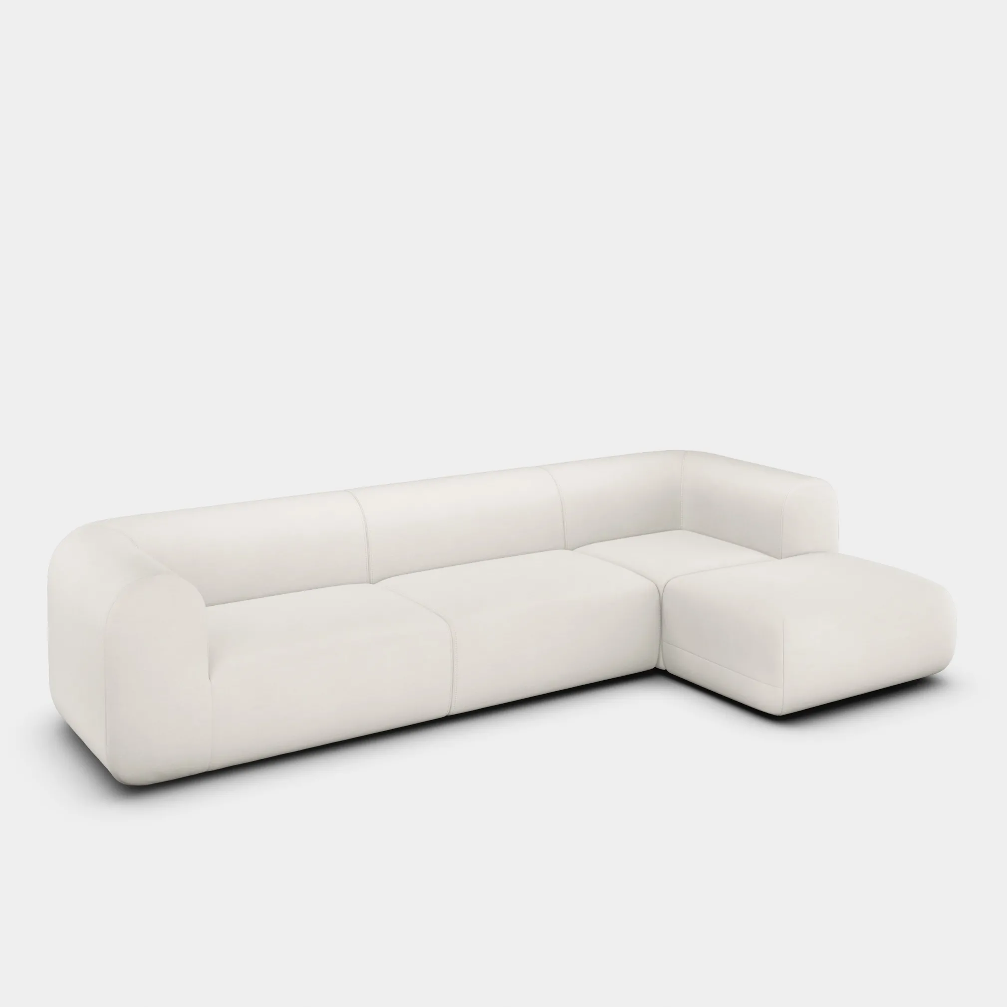 Tom Dixon Sofas*Plump Left Arm & Right Facing Chaise Longue Modular Sofa