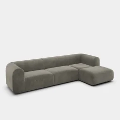 Tom Dixon Sofas*Plump Left Arm & Right Facing Chaise Longue Modular Sofa