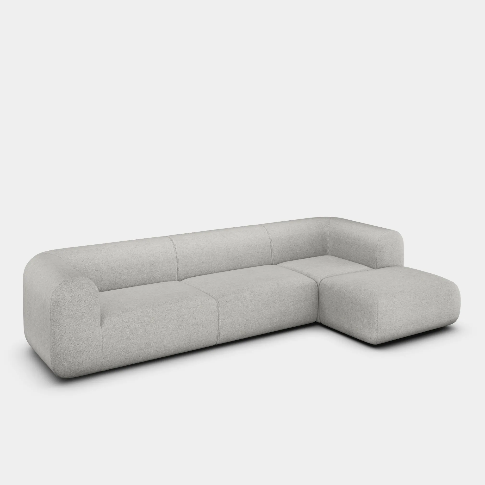 Tom Dixon Sofas*Plump Left Arm & Right Facing Chaise Longue Modular Sofa