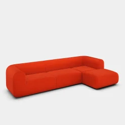 Tom Dixon Sofas*Plump Left Arm & Right Facing Chaise Longue Modular Sofa